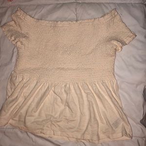 Off the shoulder shirt